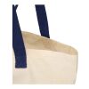 Bolsa Tote de 7&nbsp;l de algodón reciclado GRS de 140 g/m² "Sierra" Estándar | Natural-Azul marino | sin montaje de publicidad | no disponible | no disponible | no disponible