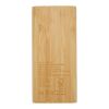 Batería externa de 10,000 mAh de bambú "Tulda" Estándar | Natural | sin montaje de publicidad | no disponible | no disponible