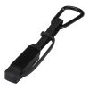 Cable de carga Algieba de 65 W, 3 en 1, de aluminio reciclado con mosquetón Negro