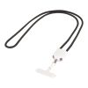 Cable de carga con cordón de plástico reciclado Ion 65 W 5 en 1 blanco