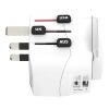 Adaptador universal SKROSS® PRO Light USB AC30PD blanco