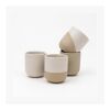 Juego de tazas de café Reclay de 150 ml de Originalhome blanco