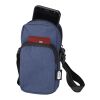 Funda para teléfono de material reciclado GRS "Ross" Azul profundo