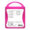 MyKit Primeros Auxilios Magenta transparente | Etiqueta Digital 1 color | frontal | 90 mm x 127 mm