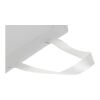 Bolsa de papel Smartfold de 230 g/m² con asas de cinta y laminado brillante - 31 x 12 x 31 cm blanco