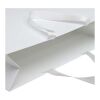 Bolsa de papel Smartfold de 230 g/m² con asas de cinta y laminado mate - 42 x 12 x 35 cm blanco