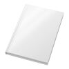 Libreta de tapa dura brillante A5 con 100 hojas "Novella Brontë" Blanco | sin montaje de publicidad | no disponible | no disponible