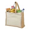 Bolsa Tote para compras de lona y yute de 340 g/m² "Varai" Estándar | Natural-Natural | sin montaje de publicidad | no disponible | no disponible | no disponible