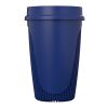 Vaso de 350&nbsp;ml con tapa de 360° "Alto POP" Azul