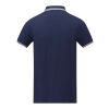 Polo de manga corta con ribete para hombre "Amarago" Estándar | Azul profundo | XL | sin montaje de publicidad | no disponible | no disponible | no disponible