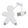 2064 | Xoopar Buddy Eco GRS Charging Cable Blanco | sin montaje de publicidad | no disponible | no disponible | no disponible