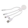 2099 | Xoopar Mr. Bio Smart Charging cable with NFC Blanco | sin montaje de publicidad | no disponible | no disponible | no disponible