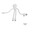 2099 | Xoopar Mr. Bio Smart Charging cable with NFC Blanco | sin montaje de publicidad | no disponible | no disponible | no disponible