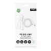 Cable múltiple Xoopar Mr. Bio Long para Apple/Samsung Watch de 1 metro Blanco | sin montaje de publicidad | no disponible | no disponible