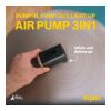 Bomba de aire eléctrica inalámbrica Aqiila Airbird C2 Negro