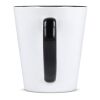 Taza subli Melbourne borde y asa de color 300ml Blanco-Negro | sin montaje de publicidad | no disponible | no disponible | no disponible