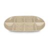 Plato cerámico Sagaform Ditte 36 x 20 cm Beige | Grabado | top | 50 mm x 50 mm