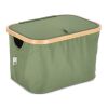 InSideOut rPET Flding Basket Sogne 38 x 26 x 25cm Verde oliva | sin montaje de publicidad | no disponible | no disponible