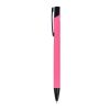 Alicante soft touch R-AL tinta negra Rosa-Negro | Grabado | 90 grados del clip | 87 mm x 8 mm | no disponible