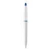 Bolígrafo S30 opaco Blanco-Azul / Blanco | Impresión De Pantalla 1 color | en el cuerpo alineado con el clip | 40 mm x 25 mm | no disponible