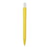 Bolígrafo S45 Bio opaco Amarillo-Blanco | Tampografía 1 color | on the clip | 25 mm x 6 mm | no disponible