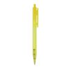 Bolígrafo Kuma transparente Amarillo-Amarillo | Impresión De Pantalla 1 color | 180 grados del clip | 45 mm x 25 mm | no disponible