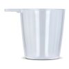Vaso de chupito para festivales con cordón Blanco-Blanco