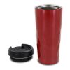 Termo con forma de rombos 450ml Rojo / Blanco | sin montaje de publicidad | no disponible | no disponible | no disponible