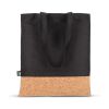 Bolsa de transporte R-PET y corcho 35 x 40cm Negro | sin montaje de publicidad | no disponible | no disponible