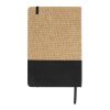 Cuaderno de yute R-PET GRS Negro