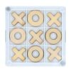Posavasos Tic-Tac-Toe Blanco