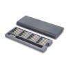 Juego de destornilladores de precisión 24 en 1 con organizador Gris