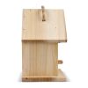 Pequeña casita para pájaros fabricada con madera FSC Natural | sin montaje de publicidad | no disponible | no disponible