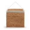Bolsa fría de corcho cuadrada 22x18x18cm Natural