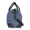 Bolsa de fin de semana de lona de algodón reciclado Harper Azúl oscuro | Transferencia digital | on the pocket | 120 mm x 120 mm