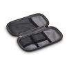 Bolsa organizadora Kyra 210D recubierta de PU rPET 20 x 11,5 x 2 cm Azúl oscuro | sin montaje de publicidad | no disponible | no disponible