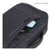 Mochila para portátil PU Osaka 30 x 14 x 42 cm 15 l Negro intenso | sin montaje de publicidad | no disponible | no disponible