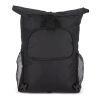 R-PET 600D Rolltop Fahrrad-Rucksack 20L Negro | sin montaje de publicidad | no disponible | no disponible