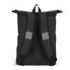 Mochila rolltop 20L R-PET 600D con revestimiento de PU Negro | sin montaje de publicidad | no disponible | no disponible
