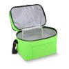 R-PET 600D Bolsa nevera doble compartimento 30 x 20 x 25cm 12L Luz Verde