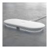Cargador inalámbrico rápido 3 en 1 de 15 W para teléfono, Apple Watch y AirPods. Blanco