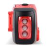 Radio de emergencia SafeSound Powerbank solar y de cuerda manual Rojo / Blanco | sin montaje de publicidad | no disponible | no disponible