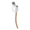 FSC cork 3 in 1 PD charging & data cable Natural | sin montaje de publicidad | no disponible | no disponible | no disponible