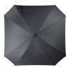 Paraguas cuadrado de 27” deluxe con manga Negro | sin montaje de publicidad | no disponible | no disponible | no disponible