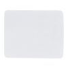 Alfombrilla de microfibra con silicona, 18 × 22 cm, para sublimación. Blanco | sin montaje de publicidad | no disponible | no disponible