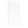Toalla R-PET de secado rápido 40 × 80 cm con bolsa, sublimación. Azul / Blanco