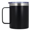T-ceramic Taza térmica con tapa Danubio 350ml Negro intenso | sin montaje de publicidad | no disponible | no disponible | no disponible