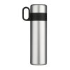 Termo Flow con asa 500ml Plata | sin montaje de publicidad | no disponible | no disponible | no disponible