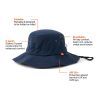Gorro Nordic Drift RCS Horizon UPF 50+ azul marino