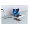 Cable de salida dual USB-C Terra 100W RCS negro-gris